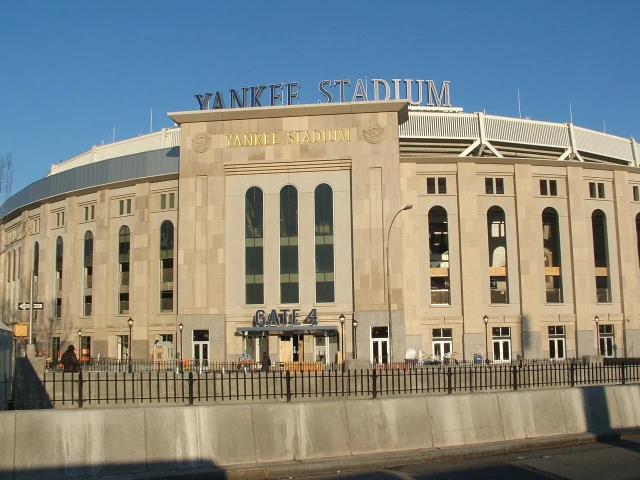Yankee Stadium exterior in the Bronx
