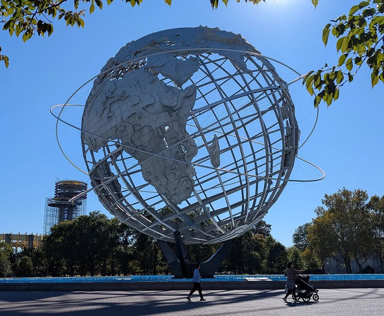 The Unisphere at Flushing Meadows Corona Park in Queens