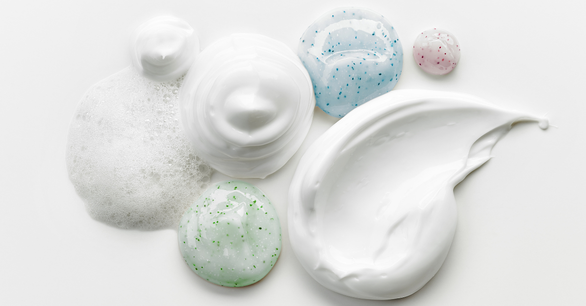 Various creams and lotions