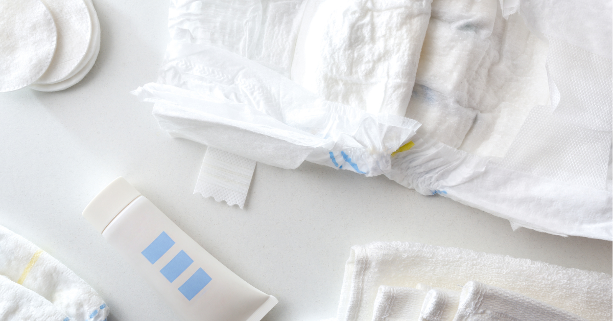 Diapers and barrier cream